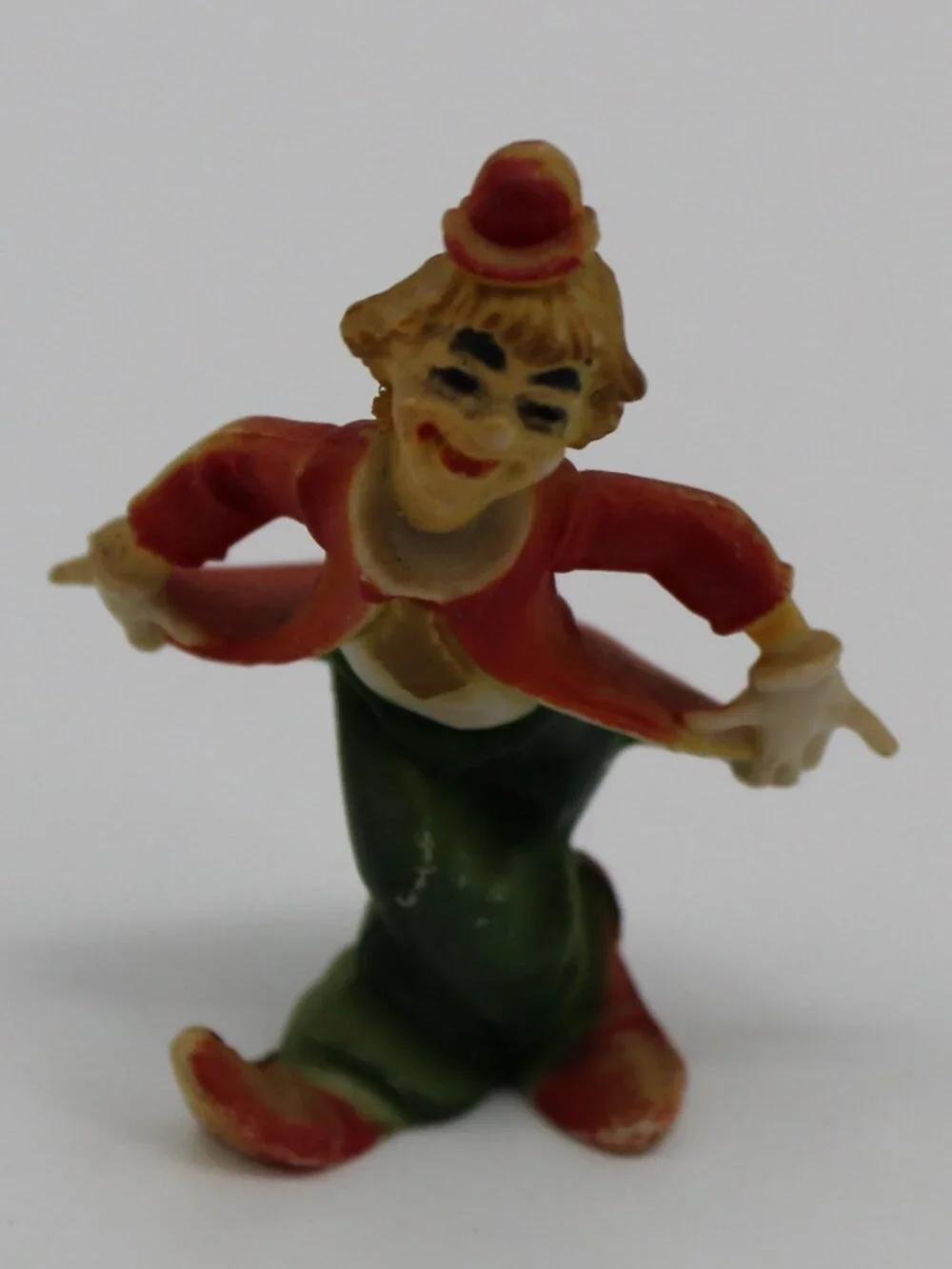 Vintage 1970s Plastic Circus Clown Figures Cake Toppers Lot of‎ 3 Novelty Fun